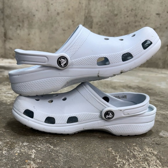 Crocs Classic Clog Baby Blue Slip On Comfort Shoes Women’s 8 - Picture 4 of 8